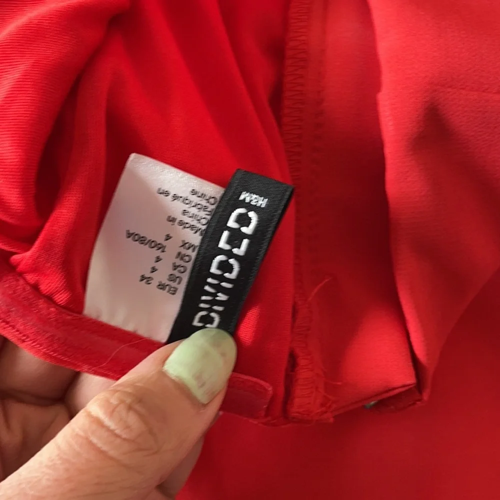 Divided H&M strapless coral dress 4 - Picture 3 of 6